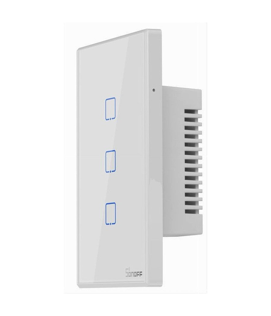 Interruttore Sonoff Smart 3 Canale Controller Wifi Placca Touch Domotica T2us3c         