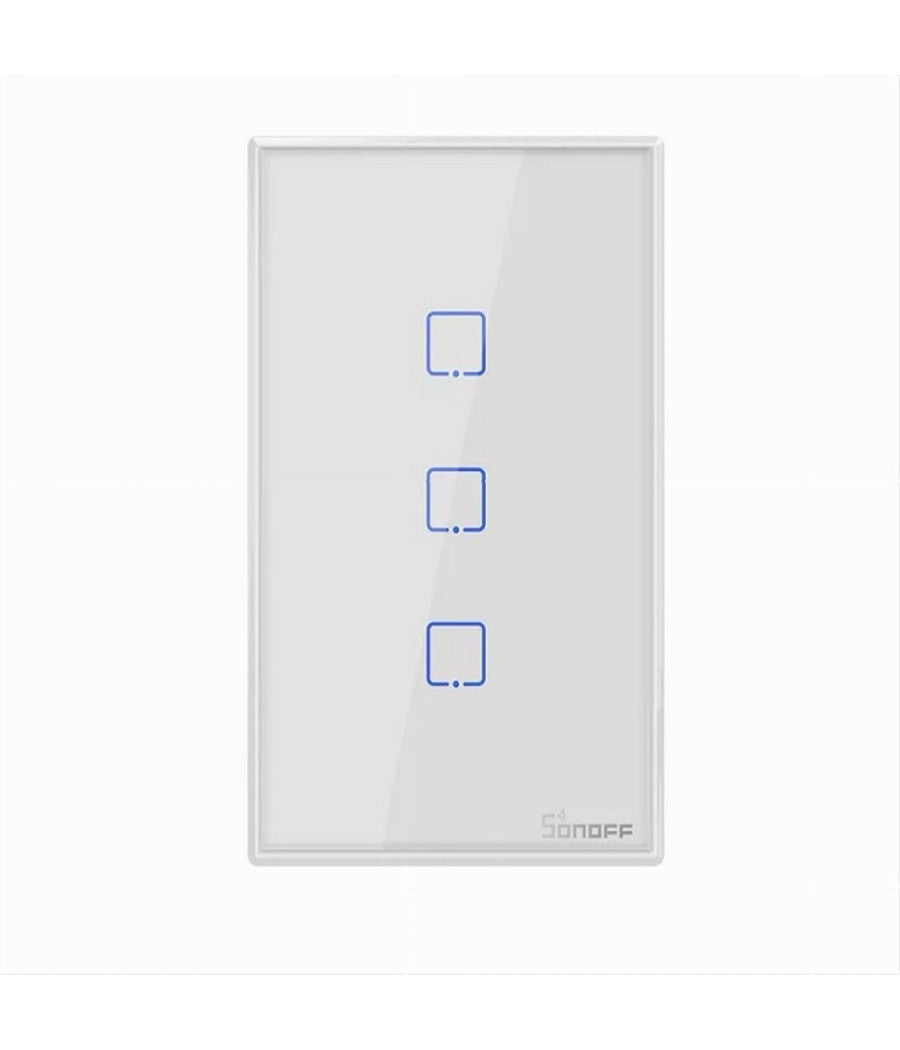 Interruttore Sonoff Smart 3 Canale Controller Wifi Placca Touch Domotica T2us3c         