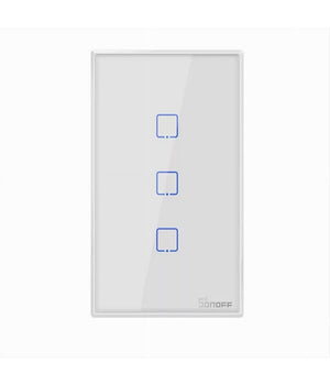 Interruttore Sonoff Smart 3 Canale Controller Wifi Placca Touch Domotica T2us3c         