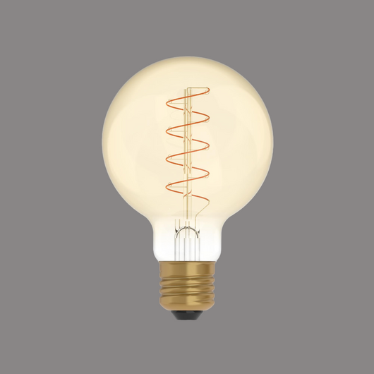 Lampadina led vintage con finitura oro