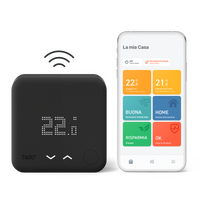  TADO° termostato kit di base V3+ Termostato Intelligente Wireless Compatibile con Alexa e Google Assistant Nero 