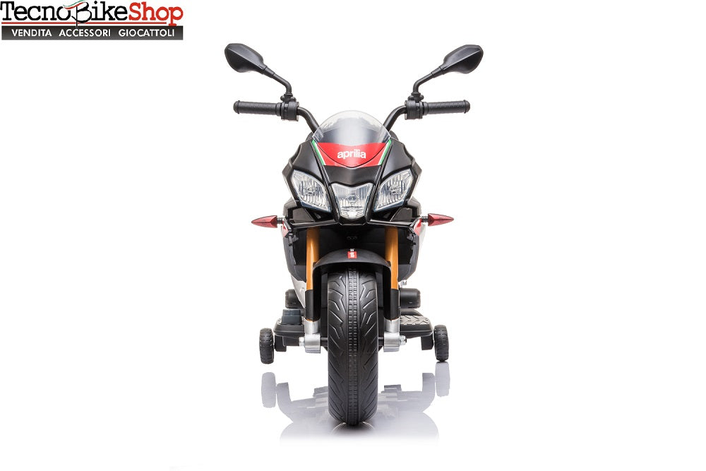 Moto Elettrica per Bambini Aprilia Racing Tuono 12V Ruote in EVA-Tricolore Italy