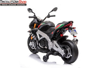 Moto Elettrica per Bambini Aprilia Racing Tuono 12V Ruote in EVA-Tricolore Italy