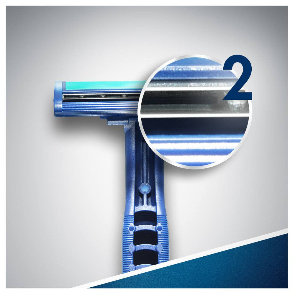 Rasoio usa e getta gillette blue ii plus confezione da 4 rasoi