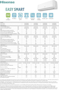 Climatizzatore condizionatore monosplit classe a++/a+ inverter easy smart potenza 24000 btu/h