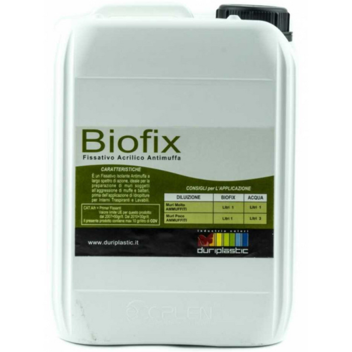 Fissativo bonificante sanificante biofix barriera protettiva antimuffa antialga *** peso 1 lt, confezione 1