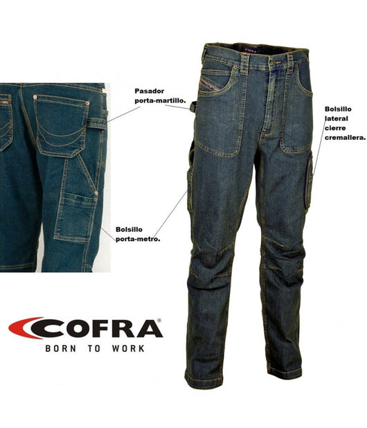 Jeans Barcelona Cofra Pantalone Da Lavoro Elasticizzato Antinfortunistica     46    