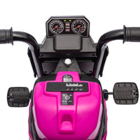 Triciclo Elettrico per Bambini 3 in 1 con Fari Musica e Clacson Rosa