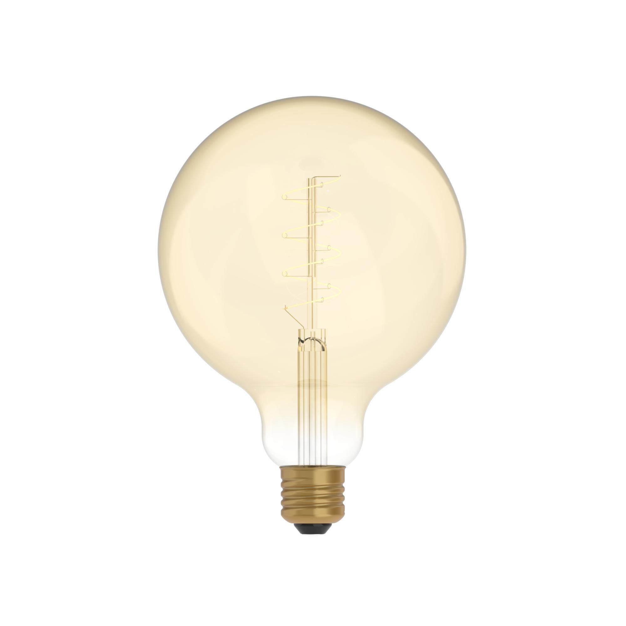 Lampadina led vintage con finitura oro