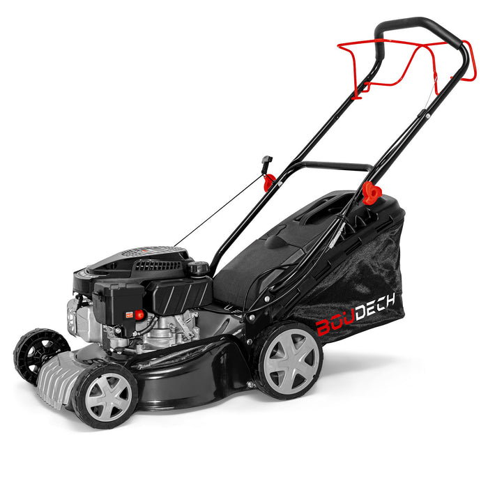 Tagliaerba semovente motore scoppio 145cc 3KW OHV 4 Tempi mulching pacciamatura ampiezza taglio 400mm.   