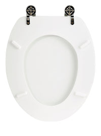 Sedile per WC modello UNIVERSALE - Misure 37x43,6 cm.