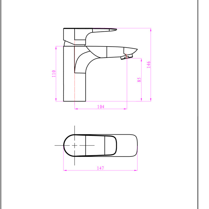 Ogomondo miscelatore rubinetto lavabo italia cromato bagno casa *** confezione 1