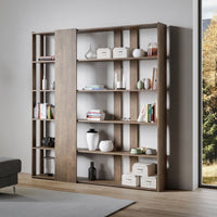 Libreria Moderna 5 Ripiani 178x36x204 cm in nobilitato Marrone