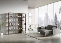 Libreria Moderna 5 Ripiani 178x36x204 cm in nobilitato Marrone