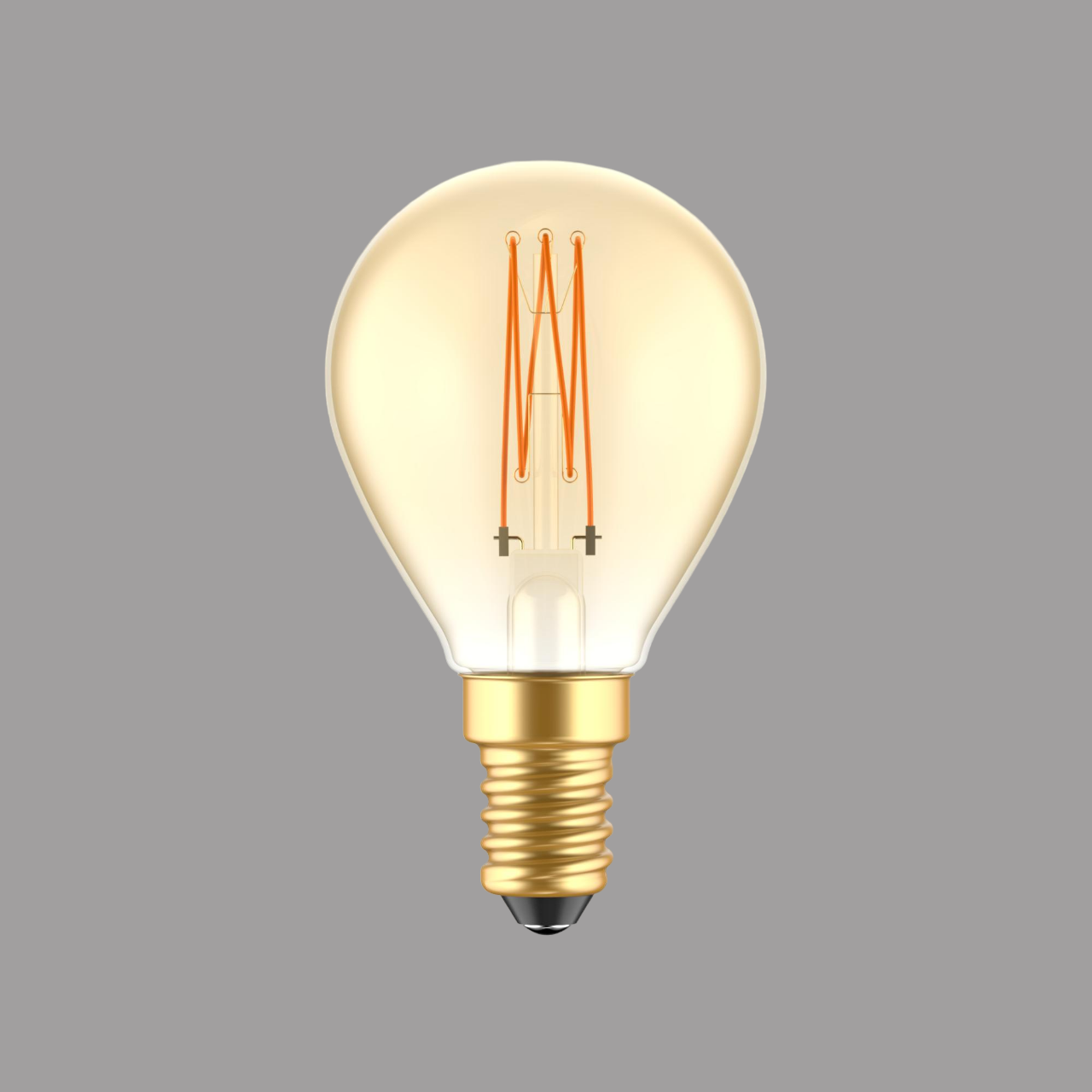 Lampadina led vintage con finitura oro