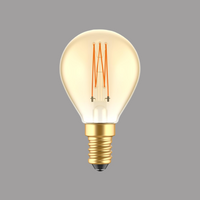 Lampadina led vintage con finitura oro