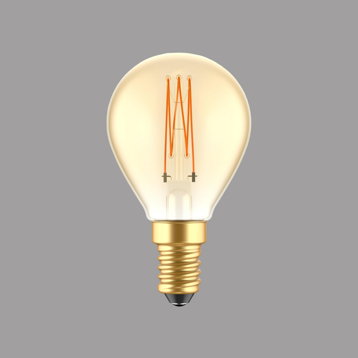 Lampadina led vintage con finitura oro