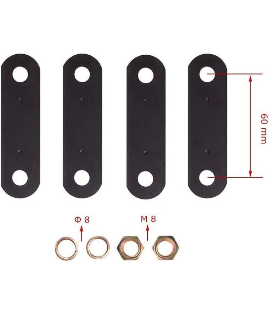 Kit 2 Pz Doppio Tono Clacson Corno Di Segnalazione Universale Auto Camion Moto         