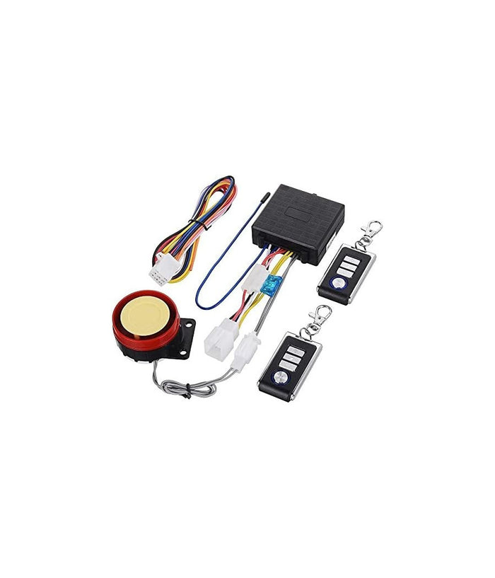 Kit Antifurto Allarme Per Moto Universale Con Sirena Da 125db Code Telecomando         