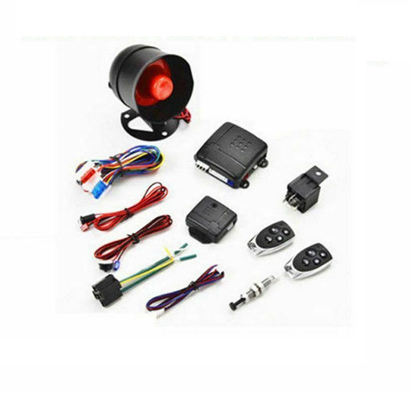 KIT CAR ALARM SYSTEM Allarme Antifurto Completo Universale Per AUTO CAMPER - ZENCOCCO