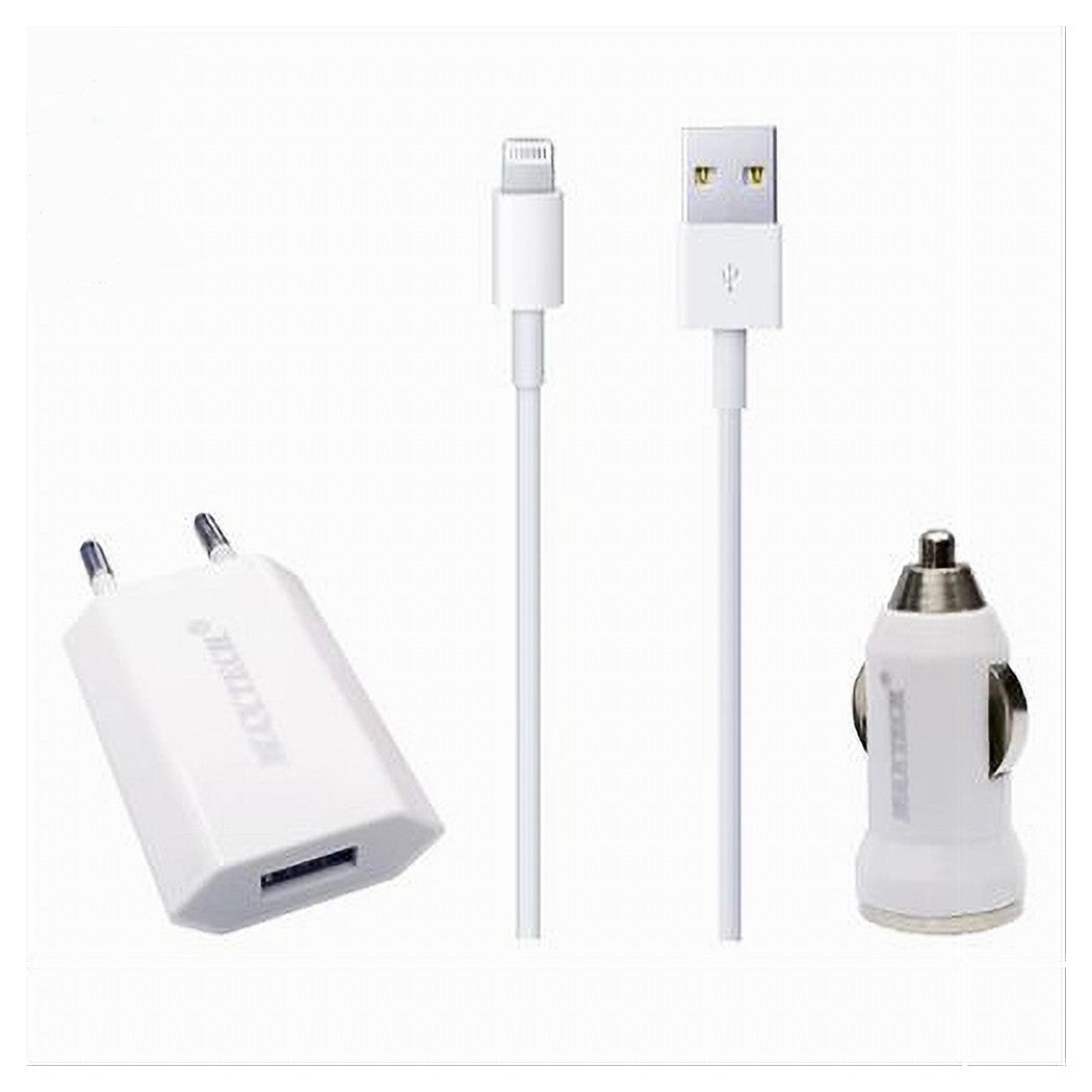 Kit Caricabatterie Cellulare Smartphone Cavo Usb Cellulari Casa Auto Ms-t004         