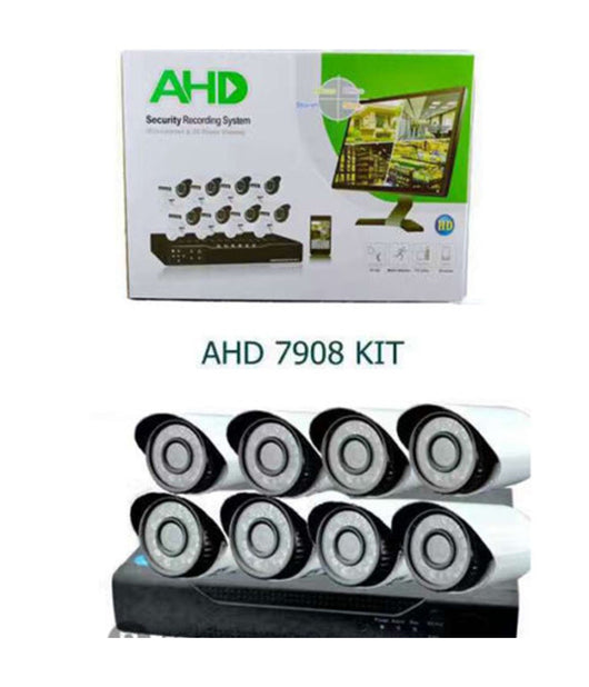 Kit Dvr Ahd Videosorveglianza Ir 8 Canali 3g Smartphone Telecamere Ir Hdmi 7908         