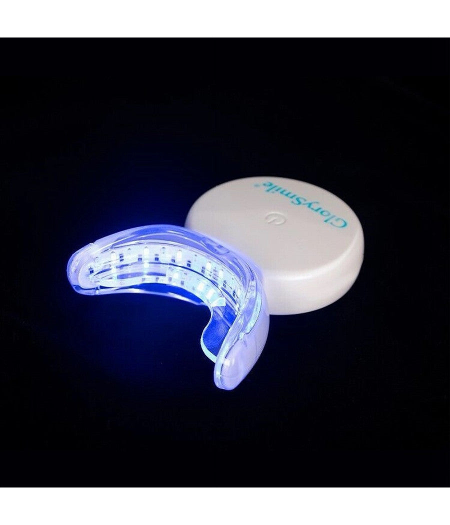 Kit Gel Sbiancante Denti Luce Led Rimozione Macchie Cura Odontoiatrica Avanzata         