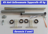 Kit Motore Tapparella Elettrica 40 kg 20 Nm Sicurezza Anti Sollevamento Rullo da 190 cm a 225 cm Completo con Blocchi di Sicurezza