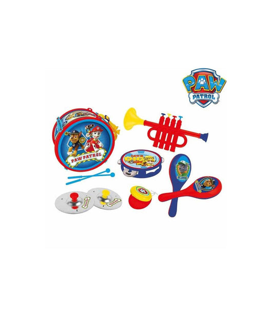 Kit Set 6 Strumenti Musicali Tromba Tamburo Giocattolo Paw Patrol         