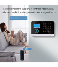 Kit Sistema Di Allarme Intelligente Pg-103 Antifurto Casa Senza Fili Smart Wifi         