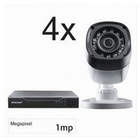 Kit Telecamere Di Sicurezza Dvr 4 Canali 720p Videosorveglianza Maxtech Kit-dvr4         