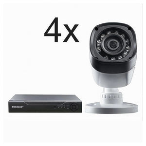 Kit Telecamere Di Sicurezza Dvr 4 Canali 720p Videosorveglianza Maxtech Kit-dvr4         