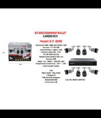 Kit Telecamere Di Sicurezza Dvr 8 Canali Videosorveglianza 720p Maxtech Kit-dvr8         