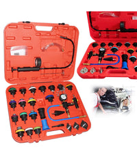 Kit Tester Di Pressione Spurgo Prova Ricarica Radiatore Test Universale 27 Pezzi         