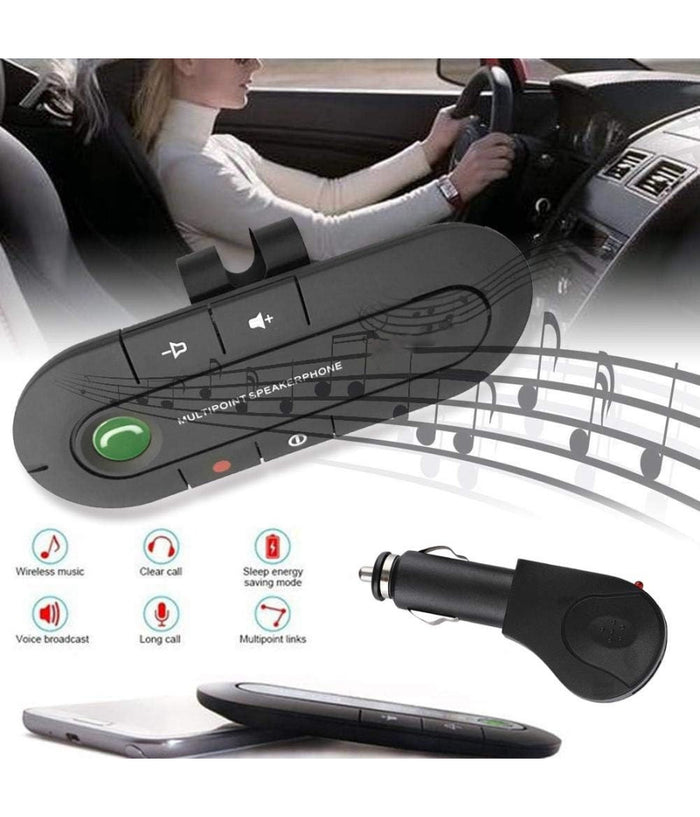 Kit Universale Vivavoce Bluetooth Per Auto Macchina Dispositivo Trasmettitore         