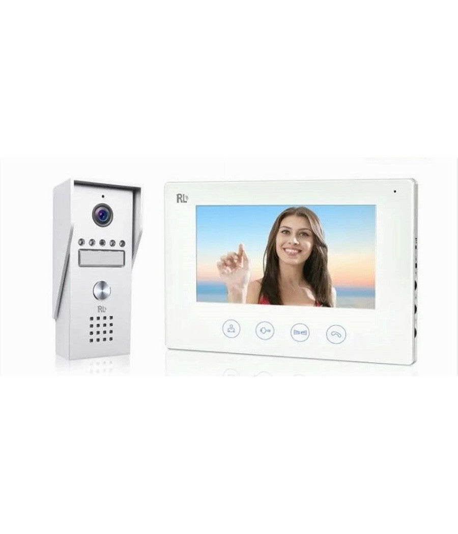 Kit Videocitofono Wifi Monofamiliare Smart Monitor 7" Wireless 2 Fili App Sd-b17         