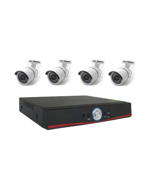 Kit Videosorveglianza Ahd 1080p Onvif 4 8 Ch Canali 3mp 3.6mm Vga Hdmi Lan Tp-01         