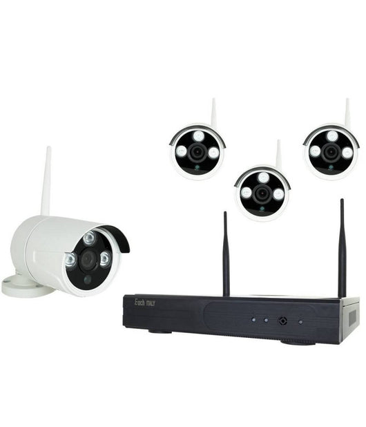 Kit Videosorveglianza Nvr 4 Telecamere Hdmi Lan Wi-fi Vga 8806zl3-4         