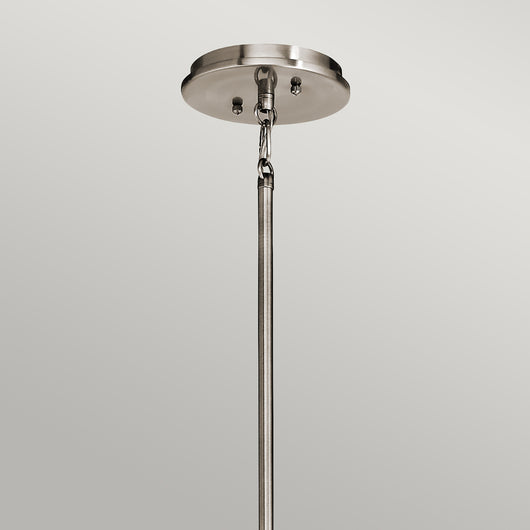 Lampadario Contemporaneo Emory Acciaio Peltro Classico 4 Luci E27