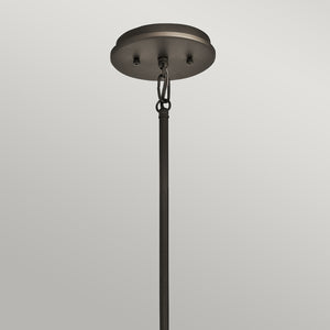 Lampadario Contemporaneo Emory Acciaio Bronzo Antico 4 Luci E27