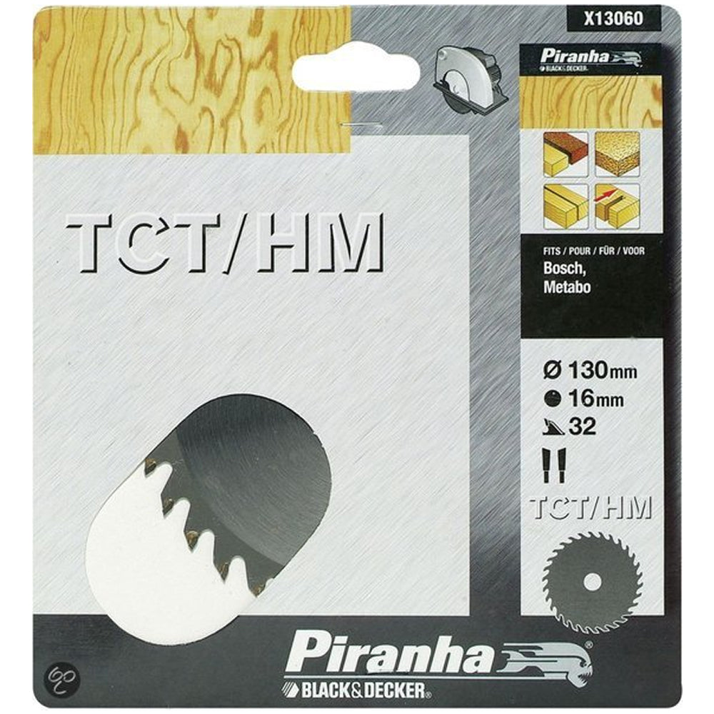 Lama piranha tct 130x16x32 denti x13060