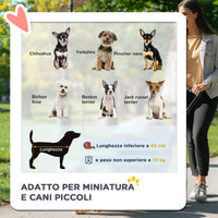 Passeggino per Cani Piccoli Pieghevole Maniglione Reversibile 76,5x52x95cm Rosso