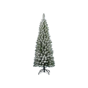 Albero di natale d. 50 x h. 150 cm falcade verde innevato - 8009534005927