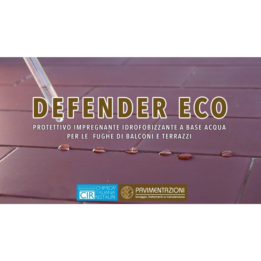 Impermeabilizzante protettivo ecologico per fughe di balconi e terrazzi defender eco da 1 lt