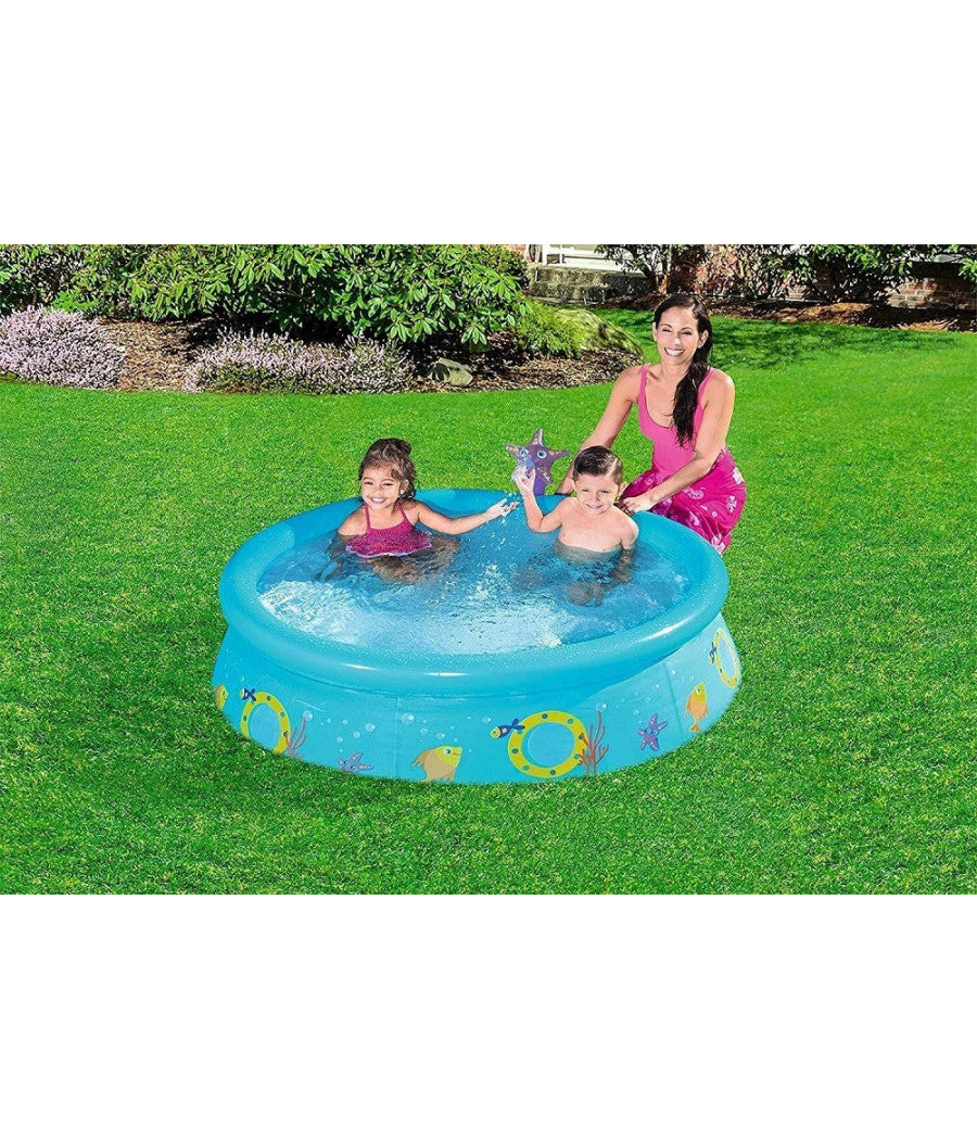 La Mia Prima Piscina Fuori Terra Fast Set Con Spruzzatore 152x38cm 2 Colori 57326         