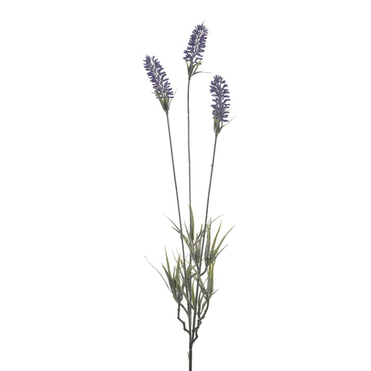 Set 24 Lavanda con 3 Fiori H 62 cm