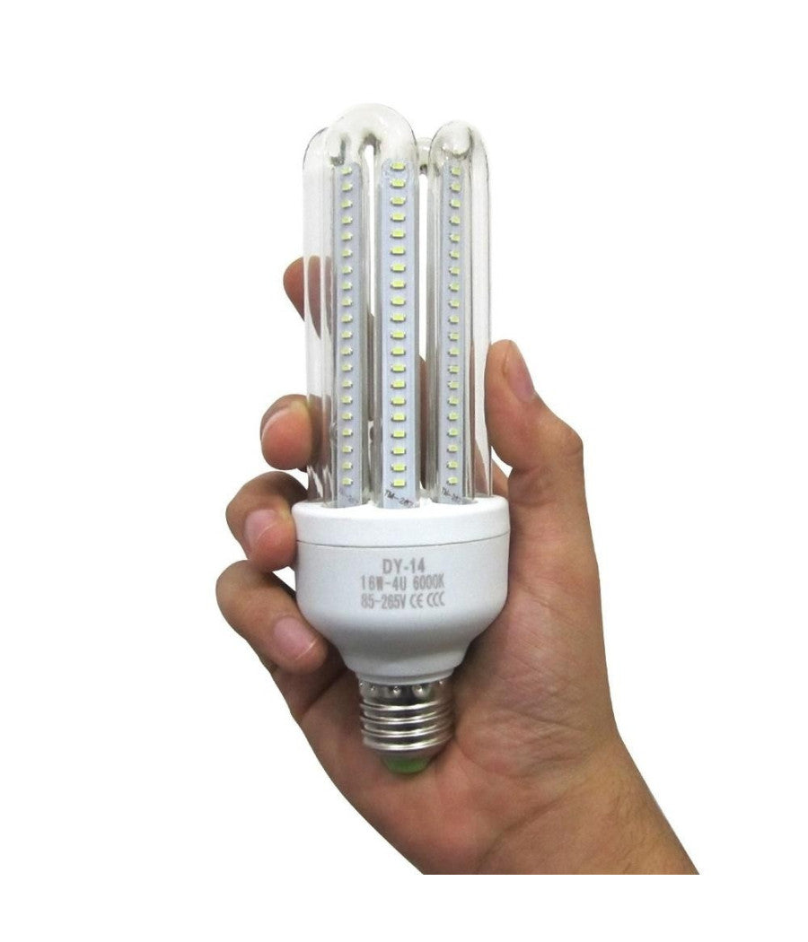 Lampada A Led 4u 16w Efficiente Led Lampadina Risparmio Luce Bianco Freddo Caldo  -bianco Caldo      -