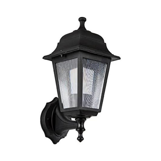 Lampada da parete ABS nera quadrata MDL2826