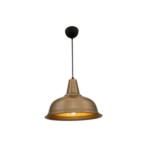 Lampada a sospensione con diffusore bronzo Tampa ASZ1343