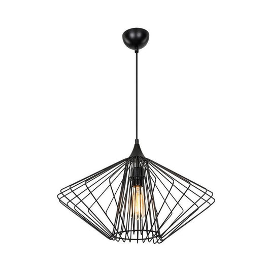 Lampada a sospensione filo metallico nero Arona ASZ1360